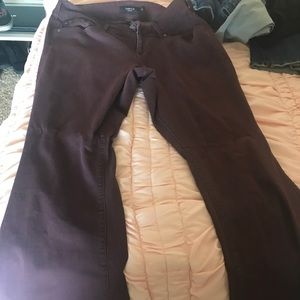 Torrid burgundy flare jeans size 20 R